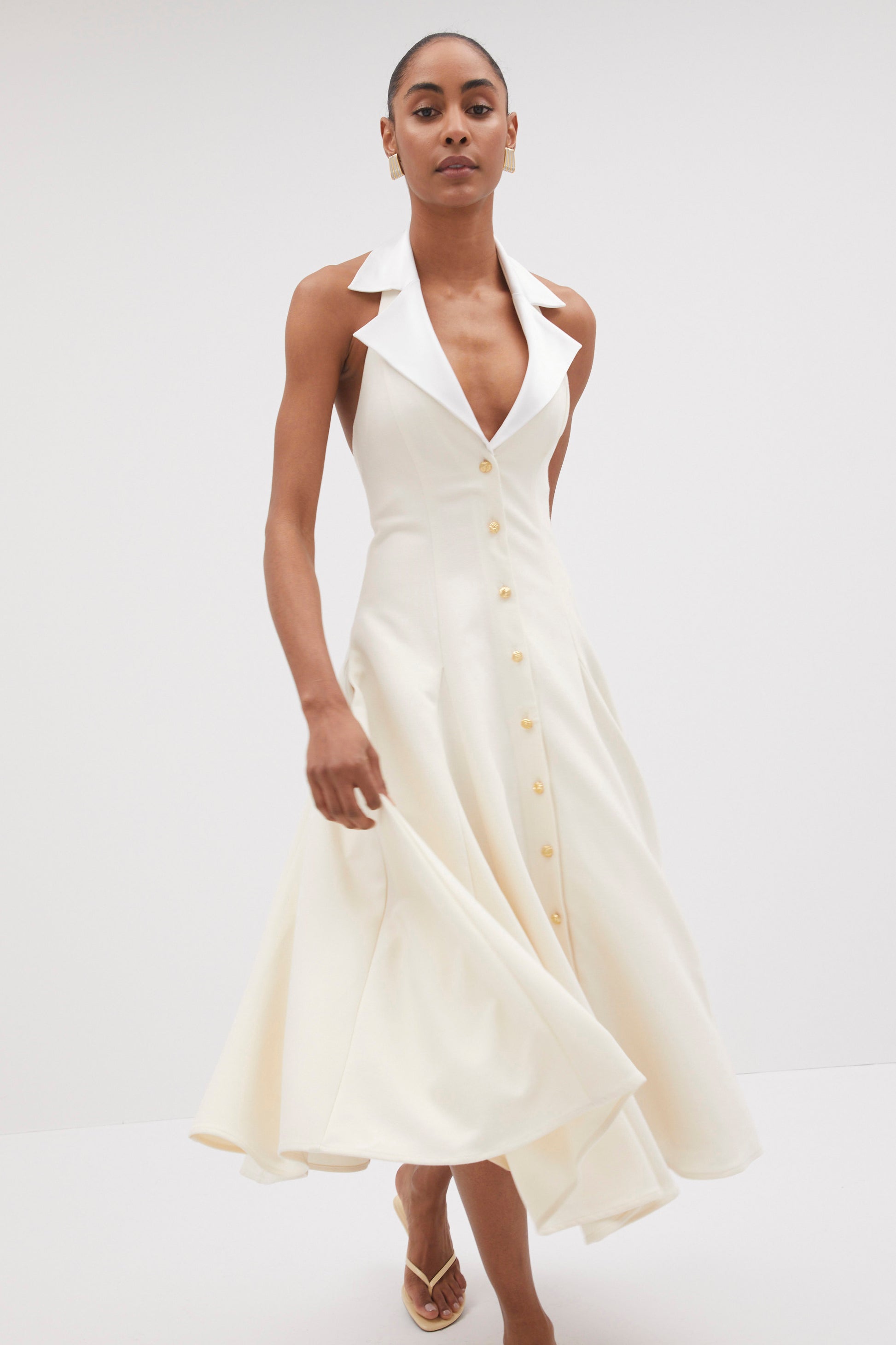 Grace Dress in Ivory Ivory / 6 Grace Dress in Ivory Ivory / 6
