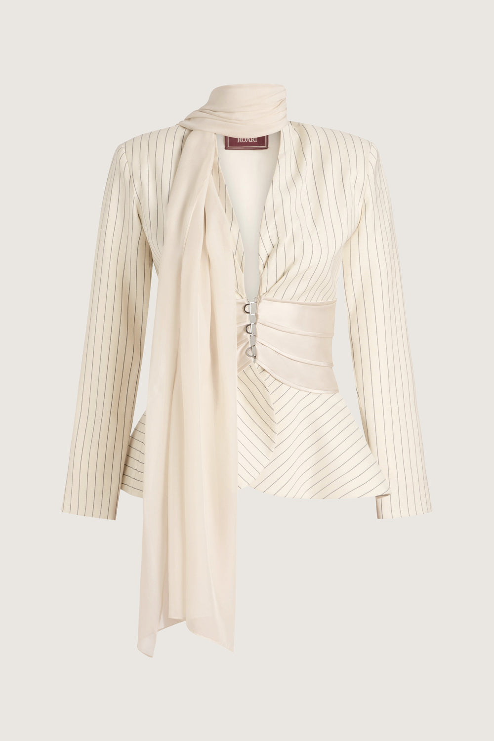 Ivory Pinstripe